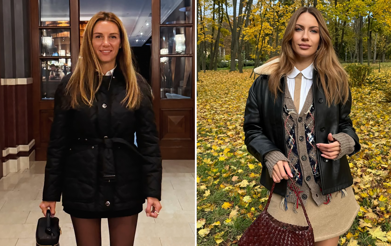 Як носити міні восени 2025: приклади від дружини Решетніка та Лесі Нікітюк